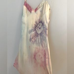 NWT TIE DIE ONE OF A KIND SLIP DRESS